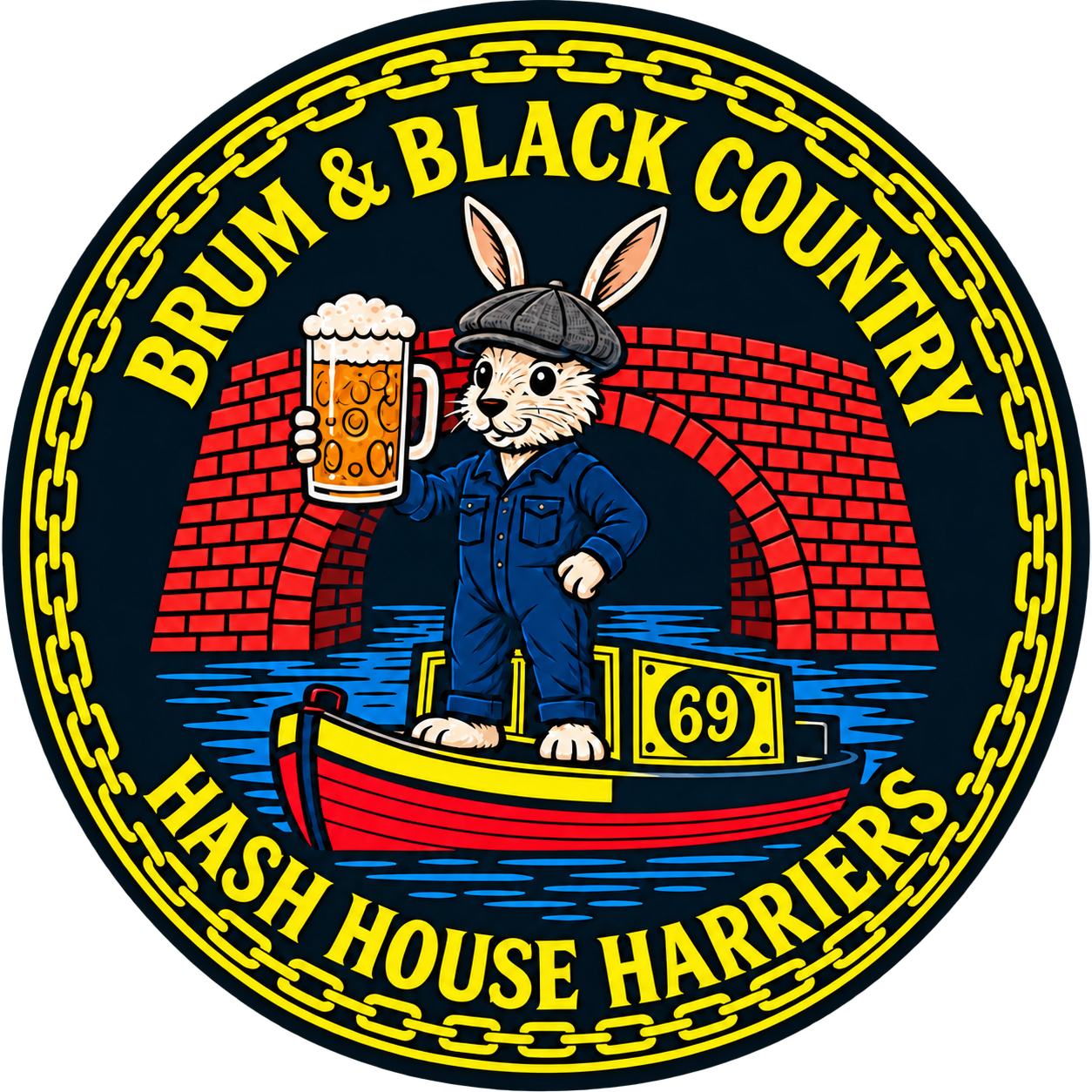 Brum and Black Country Hash House Harriers logo